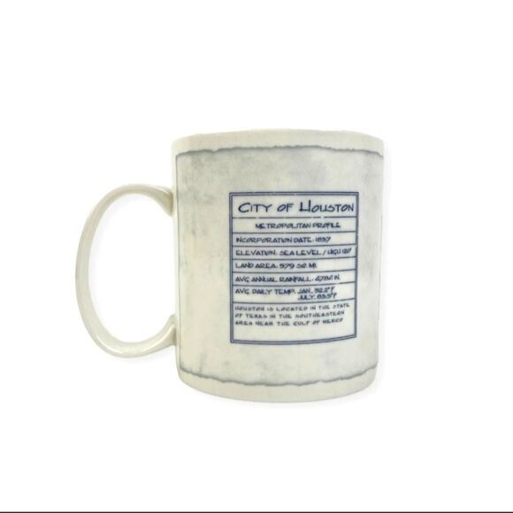 Starbucks ☕ Houston 2007 Architecture Series Coffee Cup Mug Magnolia City 18 oz - Picture 5 of 7